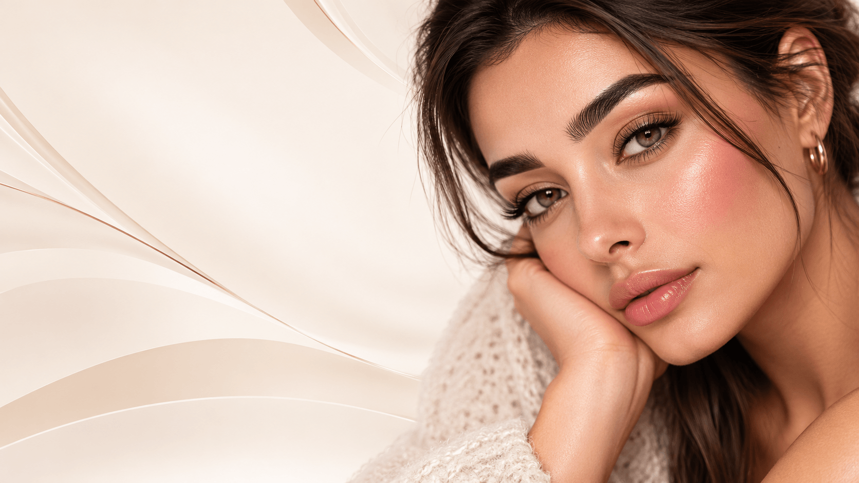 Retrato de belleza con elegancia neutra (1)
